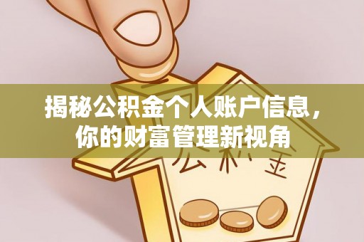 永福揭秘公积金个人账户信息，你的财富管理新视角