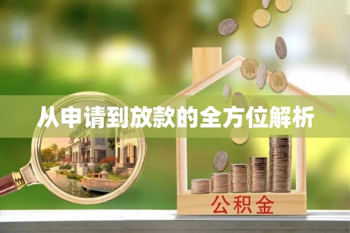 永福从申请到放款的全方位解析