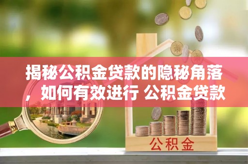 永福揭秘公积金贷款的隐秘角落，如何有效进行 公积金贷款风险防控